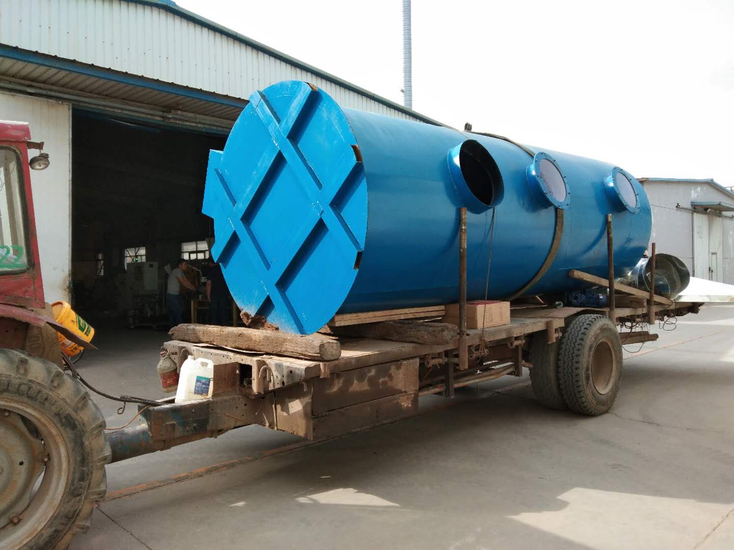 喷漆房配套设备制作完成-发货照片